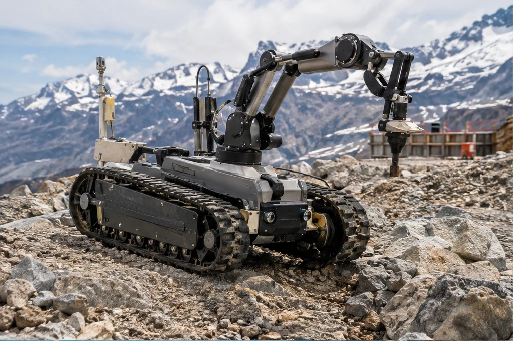 Mountain construction concept