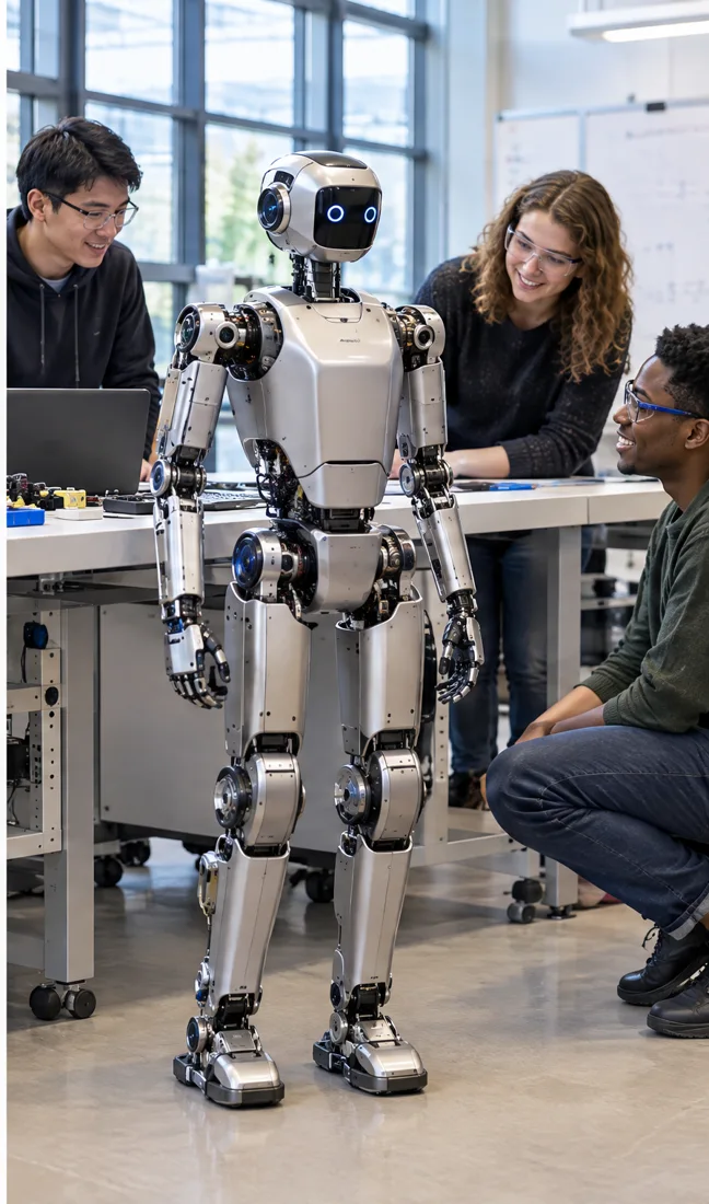 Universities robot concept